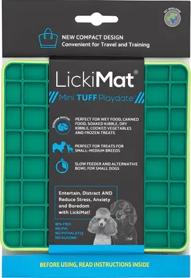 Image de LIckiMat Mini Playdate Tapis à lécher Vert
