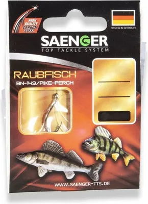 Produktbild von Saenger Raubfisch BN-149 Vorfachhaken 70cm #4 / 8Stk.