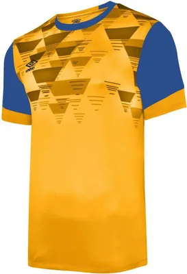 Image de Umbro - Maillot "quatre" pour homme UO120 (M) (Jaune/bleu roi)