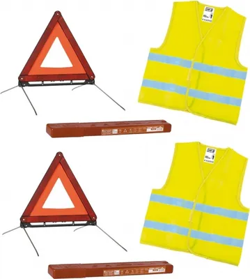 Produktbild von Warndreiecke mit Sicherheitsarbeiten 4-teilig