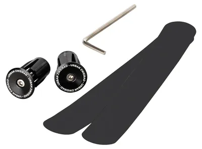 Produktbild von Fahrrad Lenkerband Extra Dry selbstklebend inkl. Alu Lenkerstopfen, Farbe:Braun
