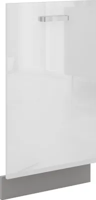 Produktbild von Frontblende Geschirrspüler vollintegriert 45 cm Weiß Hochglanz Küche Bianca Grey