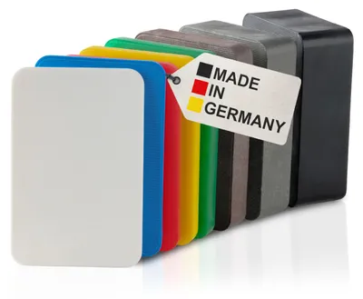 Unterlegplatten 60x40 mm, Kunststoff, Set 160 Stück, 1,5-20 mm