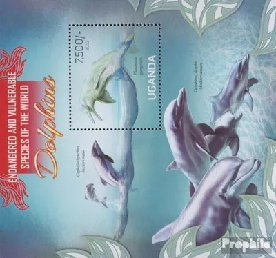 Produktbild von Briefmarken Uganda 2013 Mi Block419 (kompl.Ausg.) postfrisch Delphine