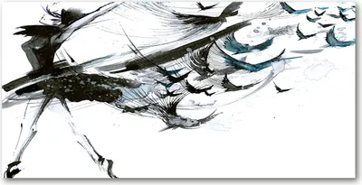 Produktbild von Tulup® Glas-Bild - 100x50 -Wandkunst - Wandbild hinter gehärtetem Sicherheitsglas  - Kunst: modern & klassisch - Ballerina - Schwarz