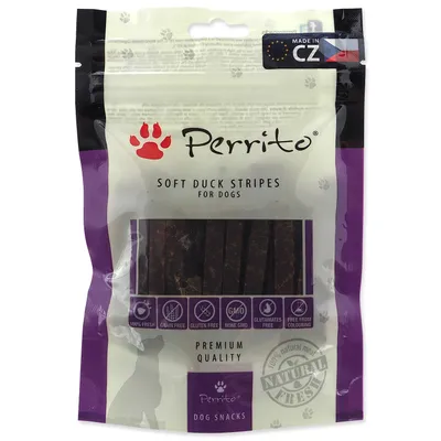 Obrázok produktu pre Perrito Mäkké kačacie prúžky 100g