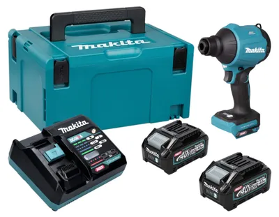 Immagine prodotto di Makita AS 001 GM201 Soffiatore a batteria 40 V max. Brushless + 2x batteria 4,0 Ah + caricabatterie +  Makpac