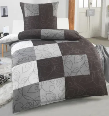Produktbild von Warme Winter Microfaser Thermo Fleece Bettwäsche 135x200 155x220 200x200 Moderne, Größe:135 x 200 cm, Design - Motiv:Design 10