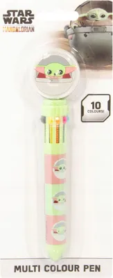 Produktbild von Star Wars Mandalorian Pyramide 10-Farben-Topper Stift
