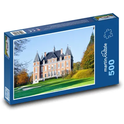 Produktbild von Puzzle 500 Schloss in Herbstfarben - martinpuzzle