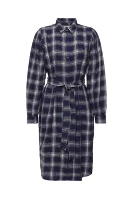Produktbild von ESPRIT Damen 092EE1E307 Kleid, 402/NAVY 3, 42
