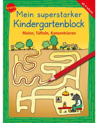 Image de Mein superstarker Kindergartenblock. Malen, Tüfteln, Konzentrieren