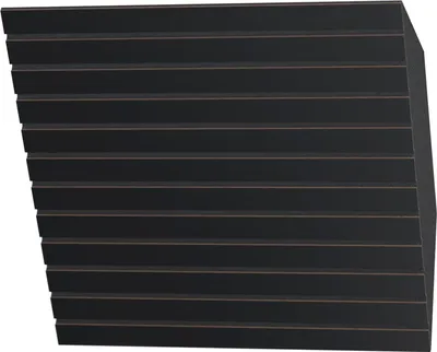 Produktbild von 2er-Pack – Akustik-Eck-Bassfalle|50x50cm |Niederfrequenz-Absorption für Studios und Theater|Diffusion | [SLATO-H-100mm | Schwarz]