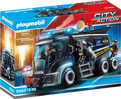 Produktbild von PLAYMOBIL City Action 9360 SEK-Truck mit Licht und Sound
