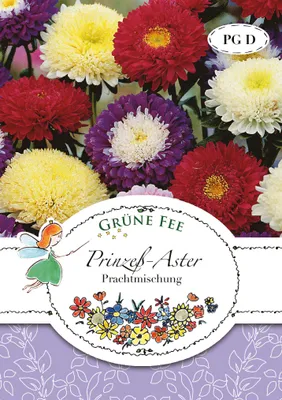 Produktbild von Grüne Fee - Prinzeß-Aster Prachtmischung Samen - 13145