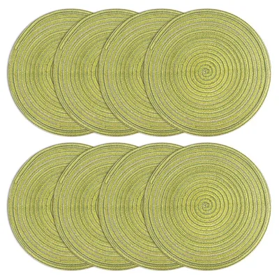 Runde Platzsets, 8er-Set, 37 cm, abwaschbar, rutschfest