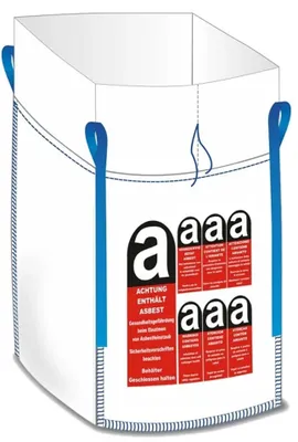 Productafbeelding van Bbinnendraadbbuitendraad asbest met schort 1000 kg, 90 x 90 x 110 cm