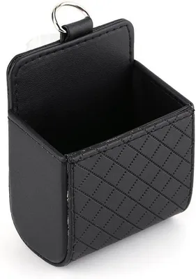 Produktbild von Automobil-Accessoar-Koffer - Auto-Organizer mit Schalldämpfer- und Telefonhalter, schwarz.