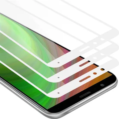 Immagine prodotto di Cadorabo 3x Pellicola protettiva a schermo intero per Honor 7X in nero Vetro protettivo del display temperato