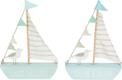 Produktbild von Set 2 Boote mit Möwe als Wohndekoration von Sass & Belle