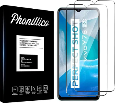Obrázek produktu pro Tvrzené sklo pro Vivo Y76 5G [2 ks] Screen Protector Film Anti-scratch Glass Resistant Phonillico®