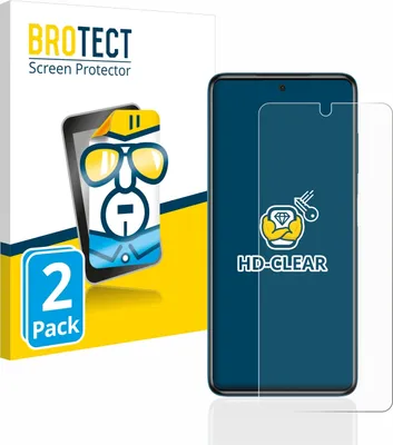 Produktbild von 2x Für Xiaomi Poco X3 Pro Schutzfolie BROTECT Displayschutz Display Schutz Folie Klar Transparent