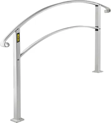 Produktbild von 3FT Adjustable Wrought Iron Handrail Fits 3 Steps Outdoor Steps/Stairs