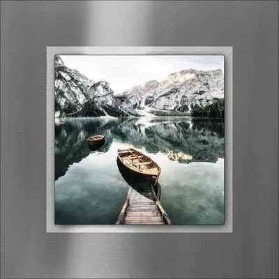 Produktbild von Metallbild Wildsee III 50x50 cm