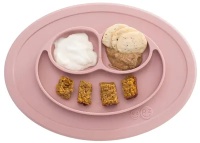 Produktbild von EZPZ Mini Mat – 2-in-1 Silicone Plate – Pastel Pink