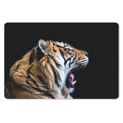 Produktbild von MuchoWow® Schreibtischunterlage Tiger - Tiere - Porträt 60x40 cm - XXL Mauspad - Großes Mauspad