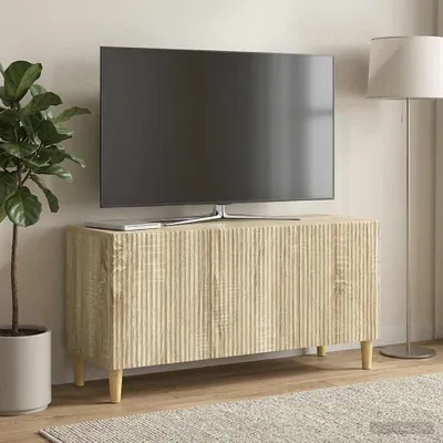 Image de Maison Exclusive - Meuble TV en chêne Sonoma 99 x 34,5 x 50 cm, aggloméré