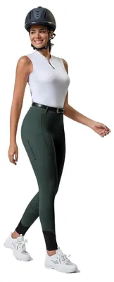 Image de Pantalon de cavalière à taille haute et coupe ajustée
