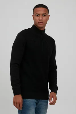 Produktbild von INDICODE IDRichard Herren Strickpullover Troyer Grobstrick Pullover
