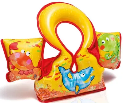 Produktbild von INTEX Schwimmweste Aqua Schwimmflügel Kinder Schwimmhilfe Pool Weste aufblasbar