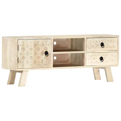 Produktbild von vidaXL TV-Schrank 110 x 30 x 44 cm Massivholz Mango