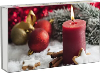 Zdjęcie produktu dla soluxfire Cerillas 95 mm, diseño invernal.