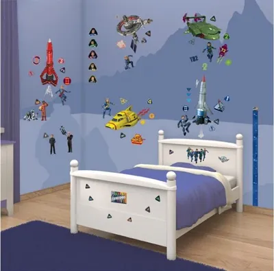 Zdjęcie produktu dla DW-43749 Tatuaż ścienny: Thunderbirds are go Tatuaż ścienny