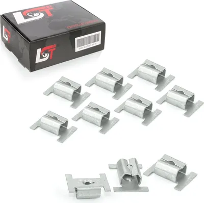 Produktbild von 10x Blechmutter Befestigungs Clips Unterfahrschutz für Fiat Citroen Peugeot Opel