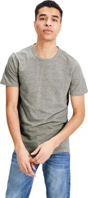 Produktbild von Jack & Jones Basic O-neck Kurzarm-t-shirt Grau L Herren Grau L
