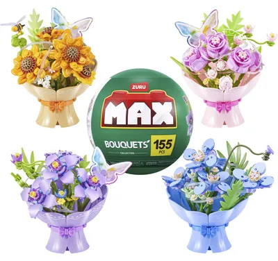 Produktbild von MAX Build more Premium Bricks LED Bouquets Building Collection, Bausatz, 8 Jahr(e), Kunststoff
