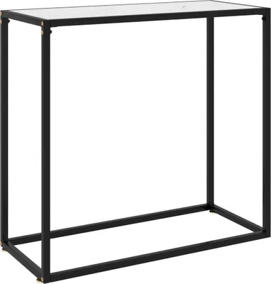 Produktbild von Konsolentisch Weiß 80x35x75 cm Hartglas