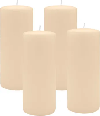 Produktbild von 4er Set Adventskranzkerzen Vanilla Bisquit Ø 60 x 200 mm