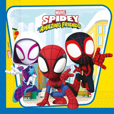 Image de Spidey & ses super amis 20 serviettes | Spiderman