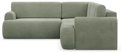 Produktbild von Selsey Kaveo - Ecksofa, Salbeigrün Chenille, 245 cm universell mit Eckelement