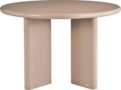 Produktbild von Runder Esstisch für 4 Personen aus MDF - Braun - LUKAVO