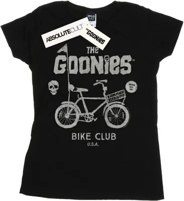 Image de The Goonies - T-shirt "Bike Club" pour femme BI22725 (L) (Noir)