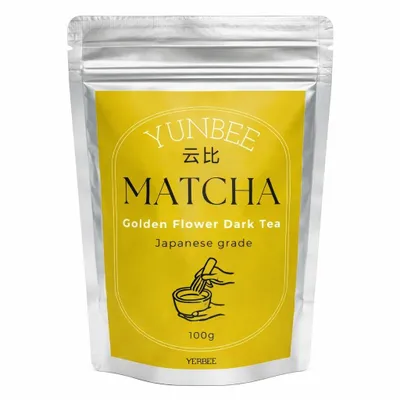 Produktbild von Yunbee Golden Flower Dark Tea Matcha 100g