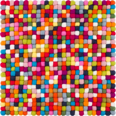 Immagine prodotto di Cuscino Propriocettivo in feltro multicolore quadrato colorato - Multicolore