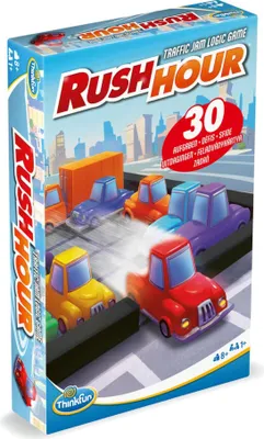 Obrázek produktu pro ThinkFun - 76642 - Rush Hour Mitbringspiel - Známá logická hra v kompaktním formátu jako cestovní hra pro děti a dospělé od 8 let