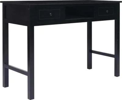 Immagine prodotto di Scrivania Nera 110x45x76 cm in Legno